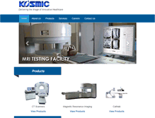 Tablet Screenshot of kosmicmedical.com